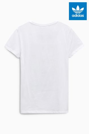 adidas Originals White Slim Tee